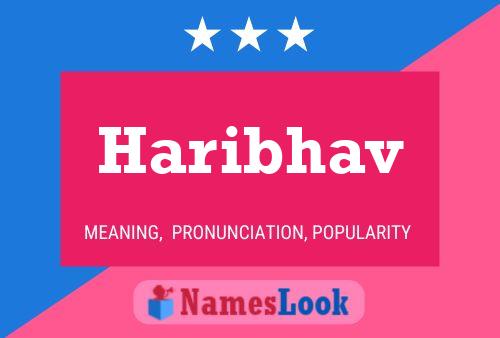 ملصق اسم Haribhav