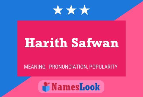 ملصق اسم Harith Safwan