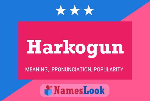 ملصق اسم Harkogun