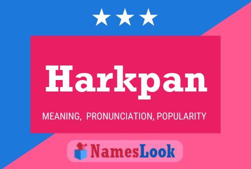 ملصق اسم Harkpan