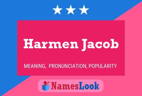 ملصق اسم Harmen Jacob