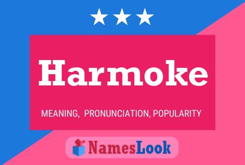 ملصق اسم Harmoke