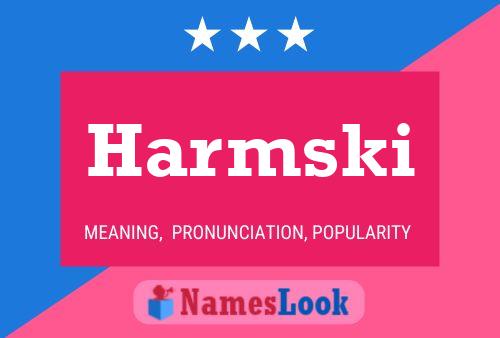 ملصق اسم Harmski