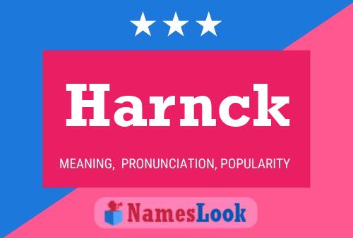 ملصق اسم Harnck