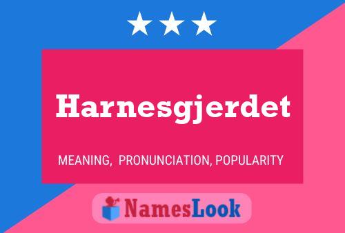 ملصق اسم Harnesgjerdet