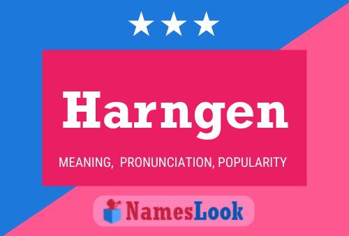 ملصق اسم Harngen