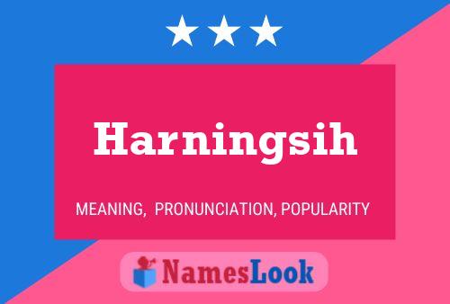 ملصق اسم Harningsih