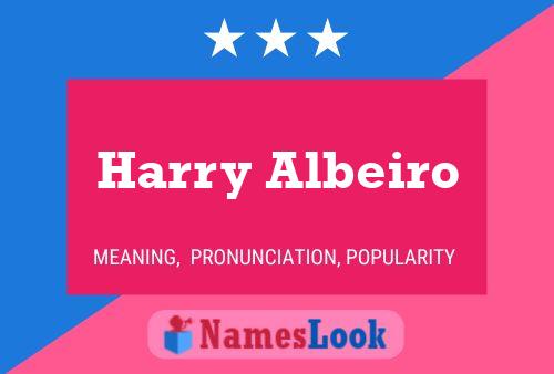 ملصق اسم Harry Albeiro