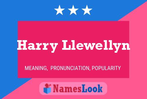 ملصق اسم Harry Llewellyn