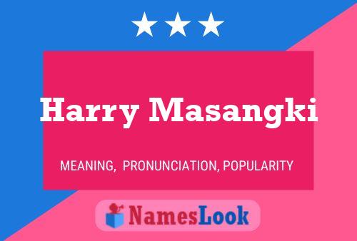 ملصق اسم Harry Masangki