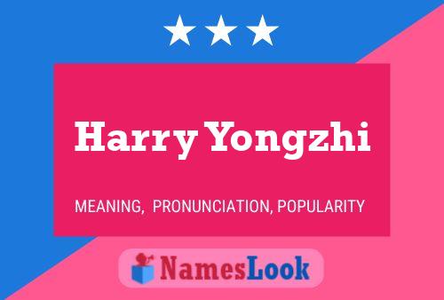 ملصق اسم Harry Yongzhi