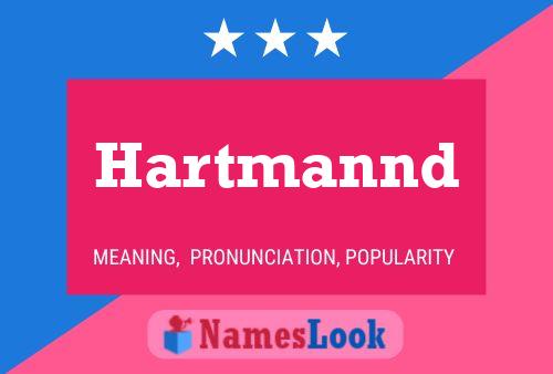 ملصق اسم Hartmannd