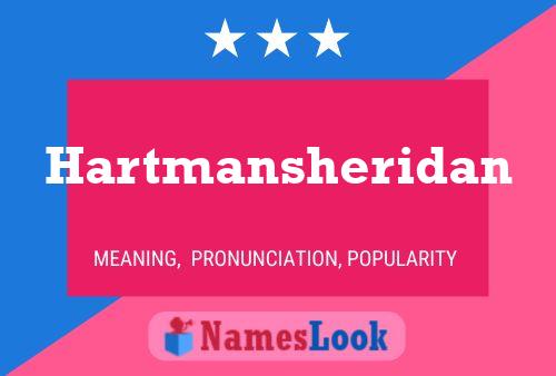 ملصق اسم Hartmansheridan