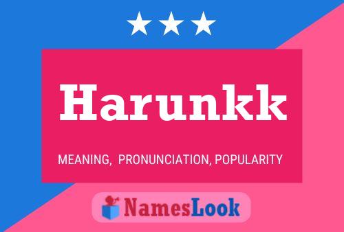 ملصق اسم Harunkk