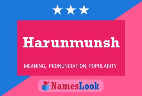 ملصق اسم Harunmunsh