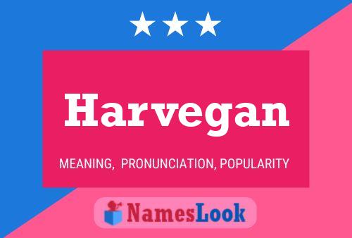 ملصق اسم Harvegan