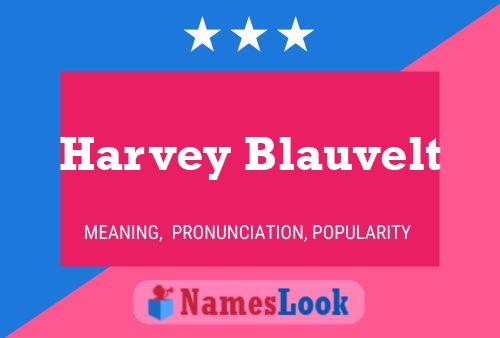 ملصق اسم Harvey Blauvelt