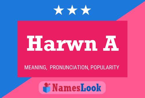 ملصق اسم Harwn A