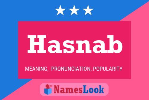 ملصق اسم Hasnab