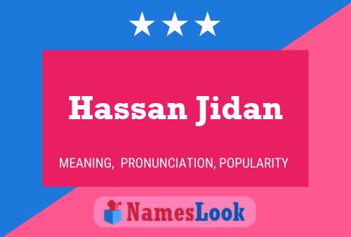 ملصق اسم Hassan Jidan