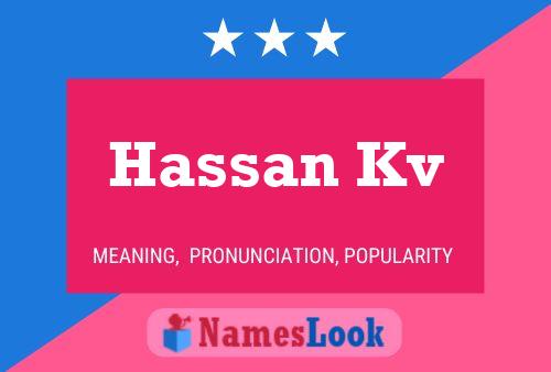 ملصق اسم Hassan Kv