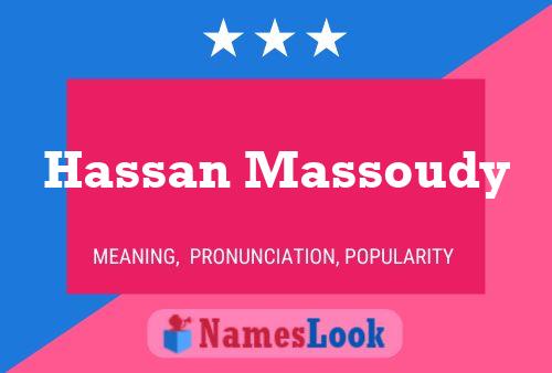 ملصق اسم Hassan Massoudy