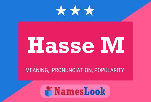 ملصق اسم Hasse M