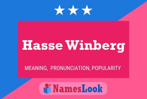 ملصق اسم Hasse Winberg