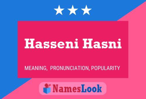 ملصق اسم Hasseni Hasni