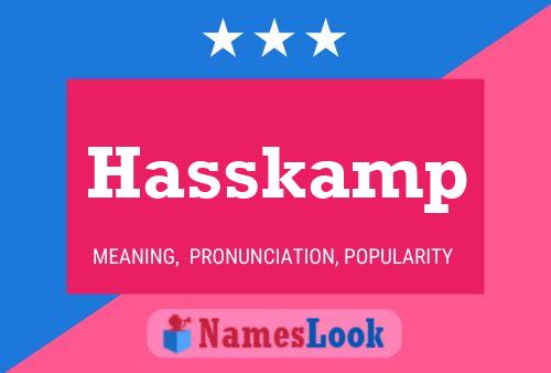 ملصق اسم Hasskamp