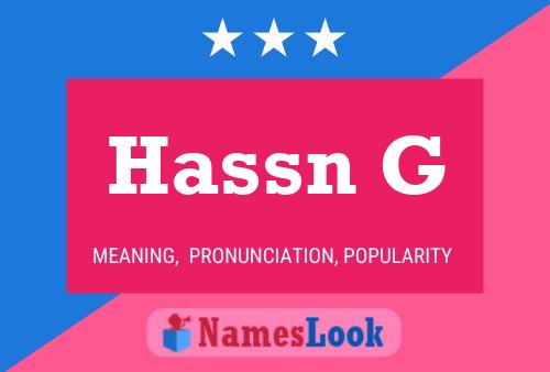 ملصق اسم Hassn G