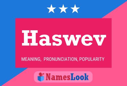 ملصق اسم Haswev