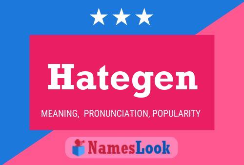 ملصق اسم Hategen