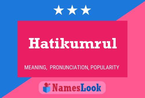 ملصق اسم Hatikumrul