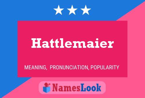 ملصق اسم Hattlemaier