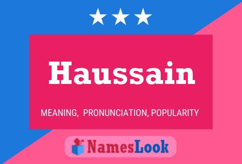 ملصق اسم Haussain