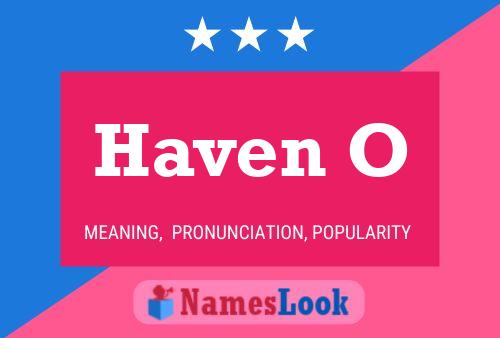 ملصق اسم Haven O