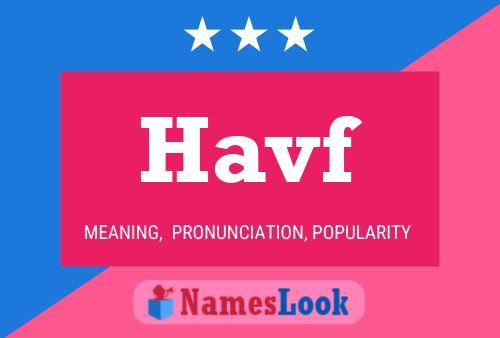 ملصق اسم Havf