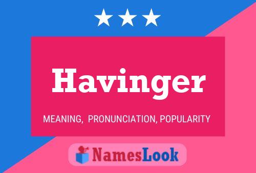 ملصق اسم Havinger