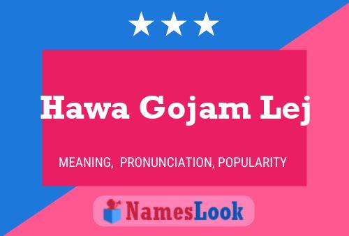 ملصق اسم Hawa Gojam Lej