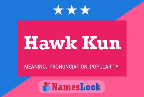 ملصق اسم Hawk Kun