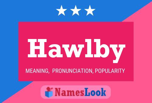 ملصق اسم Hawlby