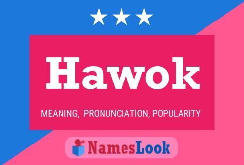 ملصق اسم Hawok