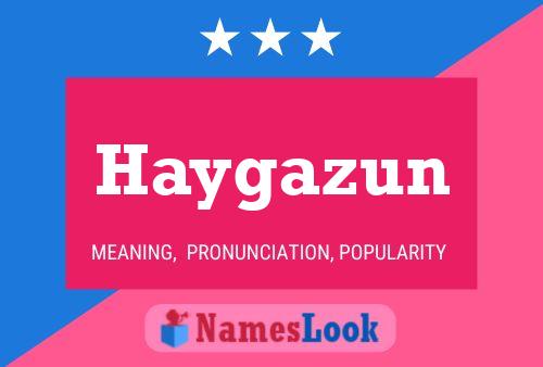 ملصق اسم Haygazun