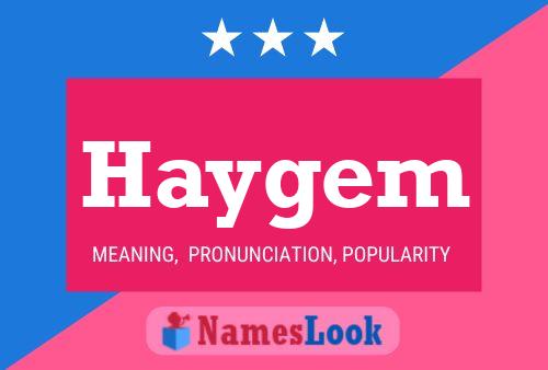 ملصق اسم Haygem