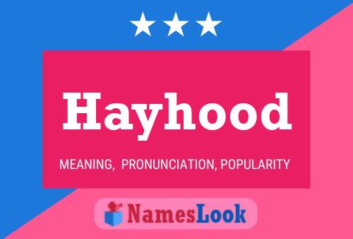 ملصق اسم Hayhood