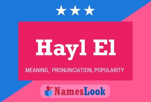 ملصق اسم Hayl El