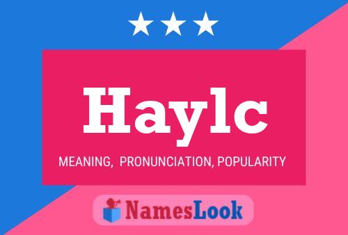 ملصق اسم Haylc