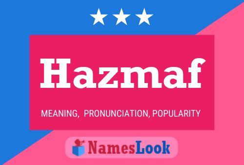 ملصق اسم Hazmaf