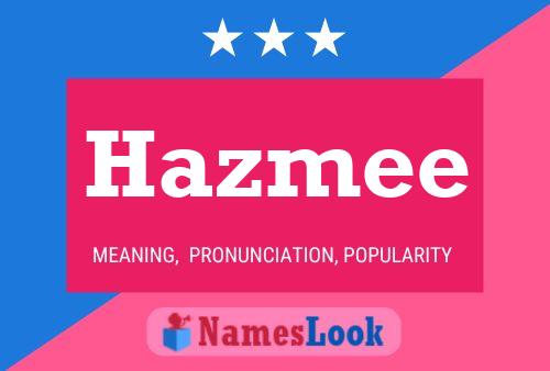 ملصق اسم Hazmee